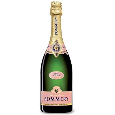 Pommery Champagne Apanage Rose Bouteille 75 cl - Publicité Pommery Champagne Apanage Rose Bouteille 75 cl - Publicité