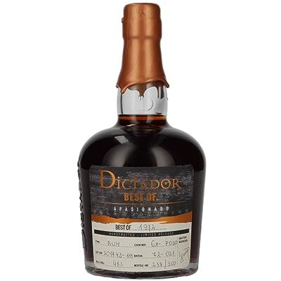 Dictador BEST OF 1972 APASIONADO Colombian Rum 45YO/030317/EX-P030 41% Vol. 0,7l - Publicité Dictador BEST OF 1972 APASIONADO Colombian Rum 45YO/030317/EX-P030 41% Vol. 0,7l - Publicité