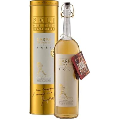 Jacopo Poli Grappa Sarpa Barrique di Poli Liqueur 0.7 L - Publicité Jacopo Poli Grappa Sarpa Barrique di Poli Liqueur 0.7 L - Publicité