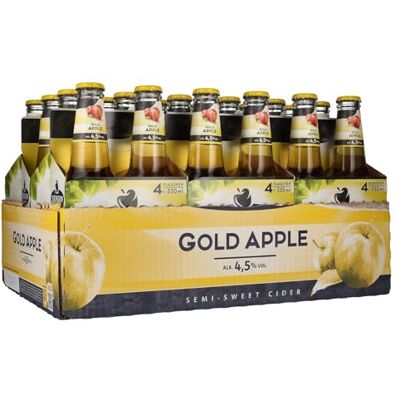 Strongbow Cider Gold Apple 4,5% Vol. 6x4x0,33l - Publicité Strongbow Cider Gold Apple 4,5% Vol. 6x4x0,33l - Publicité