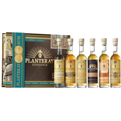 Plantation PLANTERAY RUM (EX-) Coffret Rum Experience Six Fioles de 10 cl Idéal pour Découvrir le Rhum Origine Principale : Barbade 6x10cl - Publicité Plantation PLANTERAY RUM (EX-) Coffret Rum Experience Six Fioles de 10 cl Idéal pour Découvrir le Rhum Origine Principale : Barbade 6x10cl - Publicité