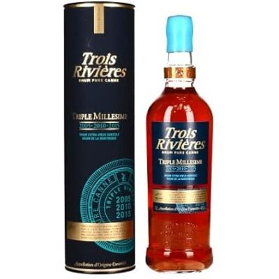 Trois Rivieres Trois Rivières Triple Millésime 2005-2010 2015 - Publicité Trois Rivieres Trois Rivières Triple Millésime 2005-2010 2015 - Publicité