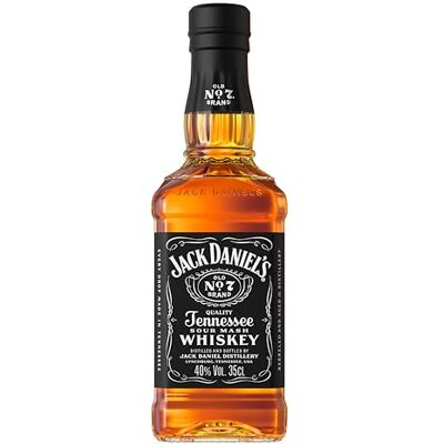 JACKDANIEL'S Jack Daniel's Old N°7 Tennessee Whiskey 35cl Whisky Américain Iconique Filtré sur charbon de bois d'érable Aux Notes de Vanille, Caramel & Chêne Idéal Pur, sur Glace ou En Cocktail. Publicité JACKDANIEL'S Jack Daniel's Old N°7 Tennessee Whiskey 35cl Whisky Américain Iconique Filtré sur charbon de bois d'érable Aux Notes de Vanille, Caramel & Chêne Idéal Pur, sur Glace ou En Cocktail. Publicité