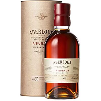 ABERLOUR Highland Single Malt Scotch Whisky A'bunadh 0,7 ℓ, Astucciato - Publicité ABERLOUR Highland Single Malt Scotch Whisky A'bunadh 0,7 ℓ, Astucciato - Publicité