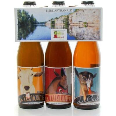 Cellier du Périgord Tripack Bières Artisanales La Léchouille 3x33cl - Publicité Cellier du Périgord Tripack Bières Artisanales La Léchouille 3x33cl - Publicité