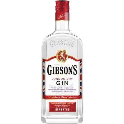 Gibson London Dry Gin 70 cl 37,5% vol. Publicité Gibson London Dry Gin 70 cl 37,5% vol. Publicité