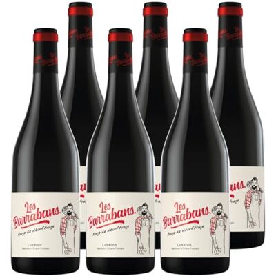 Castel Frères Les Barrabans AOP Luberon Vin Rouge Lot de 6 bouteilles x 75 cl - Publicité Castel Frères Les Barrabans AOP Luberon Vin Rouge Lot de 6 bouteilles x 75 cl - Publicité