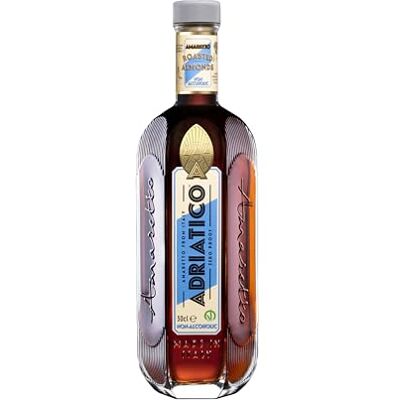 ADRIATICO Amaretto Roasted Zero Liqueur Origine : Italie 0% Alcool Notes d'amande & canelle A déguster pur ou en cocktail 50cl - Publicité ADRIATICO Amaretto Roasted Zero Liqueur Origine : Italie 0% Alcool Notes d'amande & canelle A déguster pur ou en cocktail 50cl - Publicité