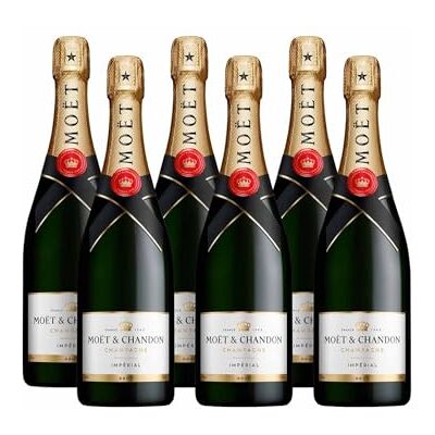 Moët & Chandon Brut Impérial Champagne 12,50% Caisse 6x75cl - Publicité Moët & Chandon Brut Impérial Champagne 12,50% Caisse 6x75cl - Publicité