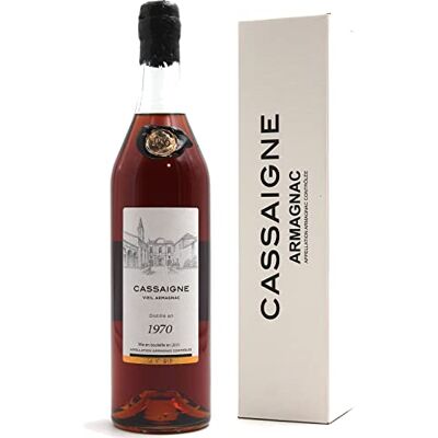 Cassaigne Armagnac Millésime 1970-70cl - Publicité Cassaigne Armagnac Millésime 1970-70cl - Publicité