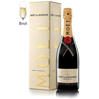 Moët & Chandon Champagne Moët Et Chandon Moët Impérial 75Cl Sous Étui - Publicité Moët & Chandon Champagne Moët Et Chandon Moët Impérial 75Cl Sous Étui - Publicité