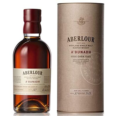 ABERLOUR a'bunadh Single Malt 70cl - Publicité ABERLOUR a'bunadh Single Malt 70cl - Publicité