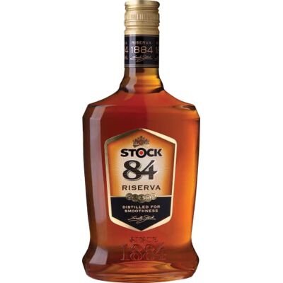 Stock 84 Brandy Riserva 0,7L (38% Vol.) - Publicité Stock 84 Brandy Riserva 0,7L (38% Vol.) - Publicité