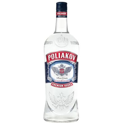 Poliakov Vodka 1,5L 37,5% vol. Publicité Poliakov Vodka 1,5L 37,5% vol. Publicité
