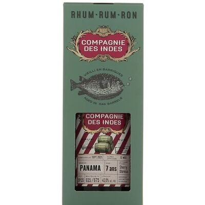Compagnie des Indes Panama 7 ans Oloroso finish 43° - Publicité Compagnie des Indes Panama 7 ans Oloroso finish 43° - Publicité