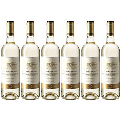CH. ROUSSEAU Côtes de Bergerac Vin Blanc Moelleux 75 cl Pack de 6, 750 milliliters - Publicité CH. ROUSSEAU Côtes de Bergerac Vin Blanc Moelleux 75 cl Pack de 6, 750 milliliters - Publicité