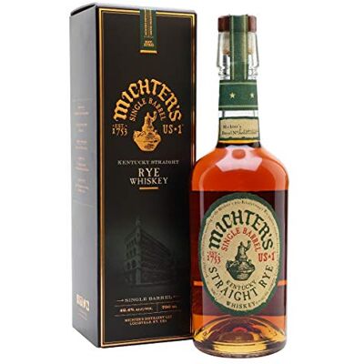 Michter's US 1 Single Barrel Rye Rye Whiskey 42,4% Alcool Origine : États-Unis/Kentucky Notes d'épices et de caramel A servir pur ou en cocktail 70 cl - Publicité Michter's US 1 Single Barrel Rye Rye Whiskey 42,4% Alcool Origine : États-Unis/Kentucky Notes d'épices et de caramel A servir pur ou en cocktail 70 cl - Publicité