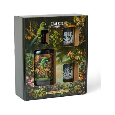 QUAI SUD Coffret Barbe Noire Punch Au Rhum - Publicité QUAI SUD Coffret Barbe Noire Punch Au Rhum - Publicité