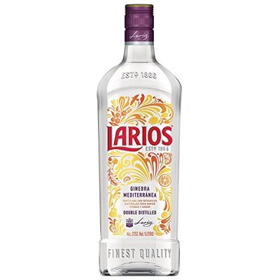 LARIOS Gin Bouteille en plastique 1 litre - Publicité LARIOS Gin Bouteille en plastique 1 litre - Publicité