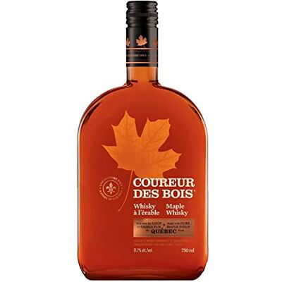 Les trésors d'érable Whisky canadien Coureur des Bois au pur sirop d'érable 6 récompenses mondiales - Publicité Les trésors d'érable Whisky canadien Coureur des Bois au pur sirop d'érable 6 récompenses mondiales - Publicité