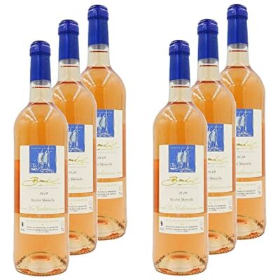 La Cadiérenne Lot 6x Vin rosé Bandol Bouteille 750ml - Publicité La Cadiérenne Lot 6x Vin rosé Bandol Bouteille 750ml - Publicité