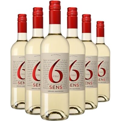 GÉRARD BERTRAND 6ème sens Blanc IGP Pays d'Oc 2025 6x75cl bio (AB), Sauvignon Blanc, Chardonnay, Grenache Blanc, Viognier, garde 2-4 ans - Publicité GÉRARD BERTRAND 6ème sens Blanc IGP Pays d'Oc 2025 6x75cl bio (AB), Sauvignon Blanc, Chardonnay, Grenache Blanc, Viognier, garde 2-4 ans - Publicité