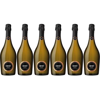 CRUSET Vin Mousseux Extra-Dry Blanc de Blancs Origine : France (6 x 0.75 l) - Publicité CRUSET Vin Mousseux Extra-Dry Blanc de Blancs Origine : France (6 x 0.75 l) - Publicité