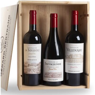 GÉRARD BERTRAND Coffret Sélection des grand vins rouge - Publicité GÉRARD BERTRAND Coffret Sélection des grand vins rouge - Publicité