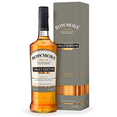 Bowmore Vault Edition n°2 Islay Single Malt Scotch avec étui, Whisky Écossais 50,1% 70cl Edition Limitée - Publicité Bowmore Vault Edition n°2 Islay Single Malt Scotch avec étui, Whisky Écossais 50,1% 70cl Edition Limitée - Publicité