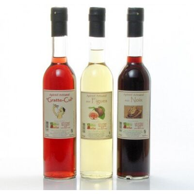 Cellier du Périgord Lot de 3 Apéritifs artisanaux 3x37.5cl - Publicité Cellier du Périgord Lot de 3 Apéritifs artisanaux 3x37.5cl - Publicité