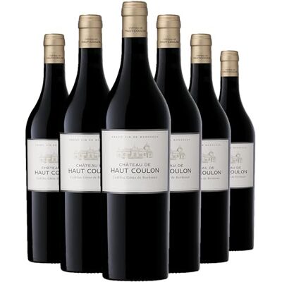 Castel Chateaux Grands Crus Château de Haut-Coulon AOP Cadillac Côtes de Bordeaux Vin Rouge Terra Vitis Lot de 6 bouteilles x 75cl - Publicité Castel Chateaux Grands Crus Château de Haut-Coulon AOP Cadillac Côtes de Bordeaux Vin Rouge Terra Vitis Lot de 6 bouteilles x 75cl - Publicité