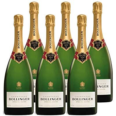Bollinger Champagne Special Cuvée Brut Blanc Lot de 6x75cl Cépages Pinot Noir, Chardonnay 16/20 La Revue du Vin de France - Publicité Bollinger Champagne Special Cuvée Brut Blanc Lot de 6x75cl Cépages Pinot Noir, Chardonnay 16/20 La Revue du Vin de France - Publicité