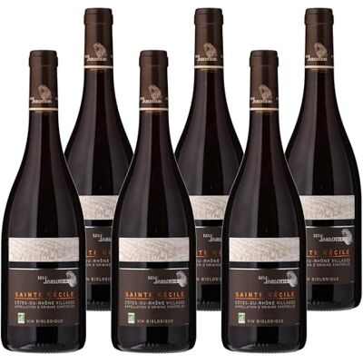 Castel Freres Les Jarlotiers AOP Côtes du Rhône Villages Sainte-Cécile-les-Vignes Vin Rouge Biologique 6x75cl - Publicité Castel Freres Les Jarlotiers AOP Côtes du Rhône Villages Sainte-Cécile-les-Vignes Vin Rouge Biologique 6x75cl - Publicité