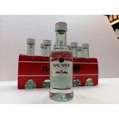 BACARDÍ Miniature Ron Bacardi 10X5cl 40% d'alcool - Publicité BACARDÍ Miniature Ron Bacardi 10X5cl 40% d'alcool - Publicité