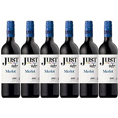 JUST Merlot Vin Rouge 6x0.75l - Publicité JUST Merlot Vin Rouge 6x0.75l - Publicité