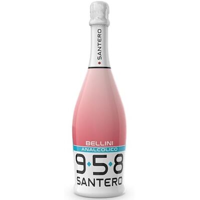 SANTERO 958 bellini ANALCOLOQUE ZERO ALCOHOL 75 CL - Publicité SANTERO 958 bellini ANALCOLOQUE ZERO ALCOHOL 75 CL - Publicité