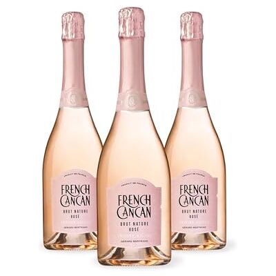 GÉRARD BERTRAND French Cancan Brut Rosé Bio Lot 3 Bouteilles 75cl - Publicité GÉRARD BERTRAND French Cancan Brut Rosé Bio Lot 3 Bouteilles 75cl - Publicité