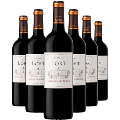 Castel Chateaux Grands Crus Château du Lort AOP Bordeaux Supérieur Vin Rouge Terra Vitis Lot de 6 bouteilles x 75cl - Publicité Castel Chateaux Grands Crus Château du Lort AOP Bordeaux Supérieur Vin Rouge Terra Vitis Lot de 6 bouteilles x 75cl - Publicité