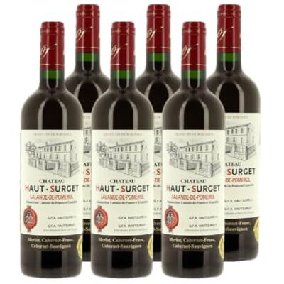 Castel Freres Château Haut Surget AOP Lalande de Pomerol Vin Rouge 6x75cl - Publicité Castel Freres Château Haut Surget AOP Lalande de Pomerol Vin Rouge 6x75cl - Publicité
