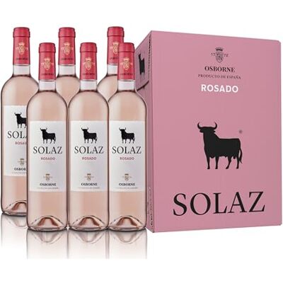 SOLAZ Osborne rosado 2014 sec (6 x 0,75 L) - Publicité SOLAZ Osborne rosado 2014 sec (6 x 0,75 L) - Publicité