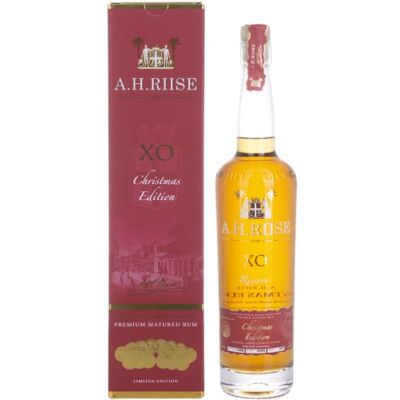 A.H. Riise X.O. Reserve Christmas Superior Spirit Drink 2020 40% Vol. 0,7l in Giftbox - Publicité A.H. Riise X.O. Reserve Christmas Superior Spirit Drink 2020 40% Vol. 0,7l in Giftbox - Publicité