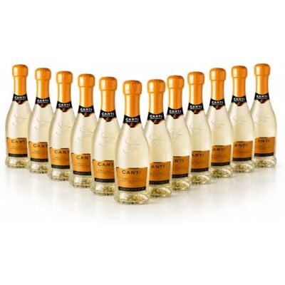 Canti Prosecco Millesimato, Vin Extra Sec Petite Bouteilles, Élaboré à Partir du Cépage Glera de Venise, Goût Fruité et Floral, 12x200 ml - Publicité Canti Prosecco Millesimato, Vin Extra Sec Petite Bouteilles, Élaboré à Partir du Cépage Glera de Venise, Goût Fruité et Floral, 12x200 ml - Publicité