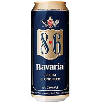 Wine And More Bavaria 8.6 50cl Can (Pack de 24 x 500 ml) - Publicité Wine And More Bavaria 8.6 50cl Can (Pack de 24 x 500 ml) - Publicité