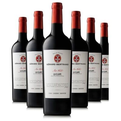 GÉRARD BERTRAND Héritage "An 1650" rouge La Clape 2024 Lot 6 Bouteilles 75cl - Publicité GÉRARD BERTRAND Héritage "An 1650" rouge La Clape 2024 Lot 6 Bouteilles 75cl - Publicité