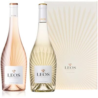 leos Vin Rosé Cuvée Augusta AOC Côte de Provence Haut de Gamme et d'exception 75cl (Coffret Duo) - Publicité leos Vin Rosé Cuvée Augusta AOC Côte de Provence Haut de Gamme et d'exception 75cl (Coffret Duo) - Publicité