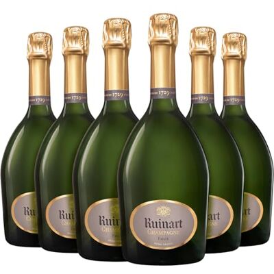 Ruinart Champagne R de Brut 12% Caisse 6 x 75cl - Publicité Ruinart Champagne R de Brut 12% Caisse 6 x 75cl - Publicité