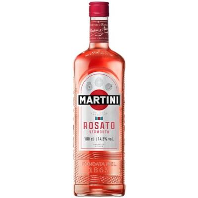 Martini Rosato Vermouth Apéritif, 14,5% vol., 100cl / 1L, Vermouth demi-sec aux épices élégantes - Publicité Martini Rosato Vermouth Apéritif, 14,5% vol., 100cl / 1L, Vermouth demi-sec aux épices élégantes - Publicité
