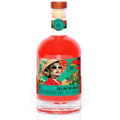 QUAI SUD Cocktail Vodka 15% vol. "Sex On The Beach" 70cl Pêche Cranberry - Publicité QUAI SUD Cocktail Vodka 15% vol. "Sex On The Beach" 70cl Pêche Cranberry - Publicité