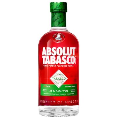 Absolut VODKA Tabasco Vodka aromatisée 38%, 70cl - Publicité Absolut VODKA Tabasco Vodka aromatisée 38%, 70cl - Publicité
