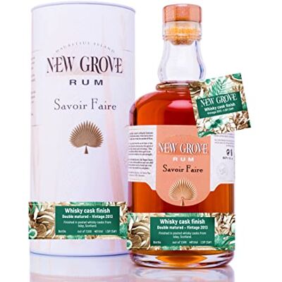 New Grove Savoir Faire Whisky Finish Islay Vintage 2013 - Publicité New Grove Savoir Faire Whisky Finish Islay Vintage 2013 - Publicité